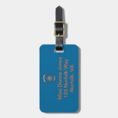 Bagagelabel van de kustwacht Anchor Vriendin