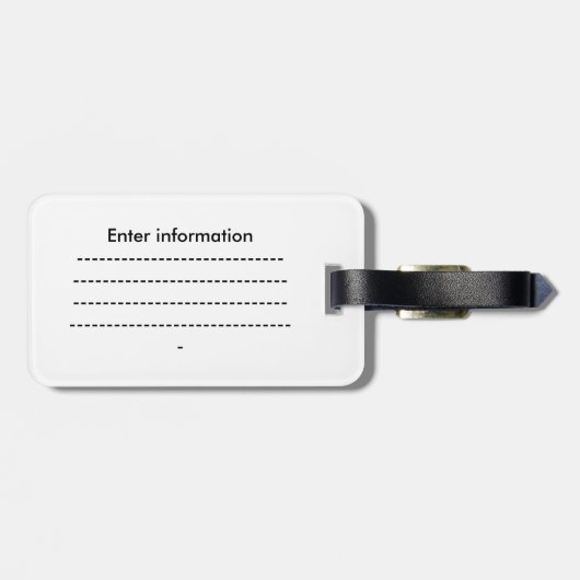 bagagelabel van de liefde Canada Red maple leaf (Achterkant horizontaal)