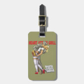 Bagagelabel van de luchtmacht (Voorkant verticaal)