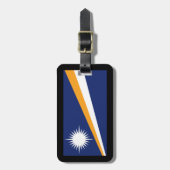 bagagelabel van de Marshalleilanden (Voorkant verticaal)