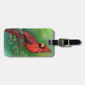 Bagagelabel van de noordelijke rode kardinaal (Voorkant horizontaal)