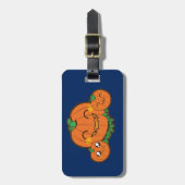 Bagagelabel van de pompoen van Kawaii (Voorkant verticaal)