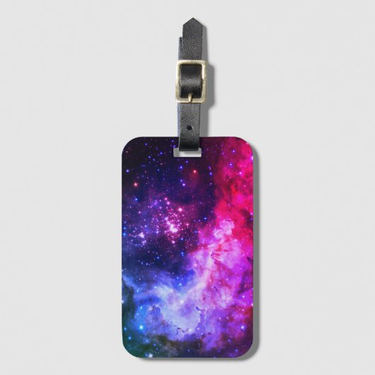 Bagagelabel van de ruimte/sterrenstelsel (Voorkant (verticaal))