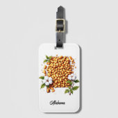 Bagagelabel van de staat Alabama (Voorkant (verticaal))