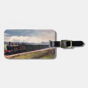 Bagagelabel van de stoomtrein.