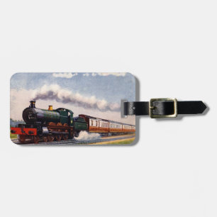 Bagagelabel van de stoomtrein.