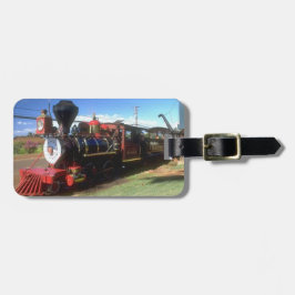 Bagagelabel van de stoomtrein.