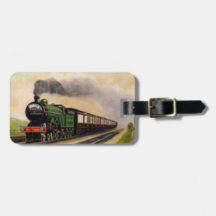 Bagagelabel van de stoomtrein.