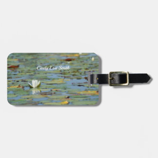 Bagagelabel van de waterlievelmeer Waterverf