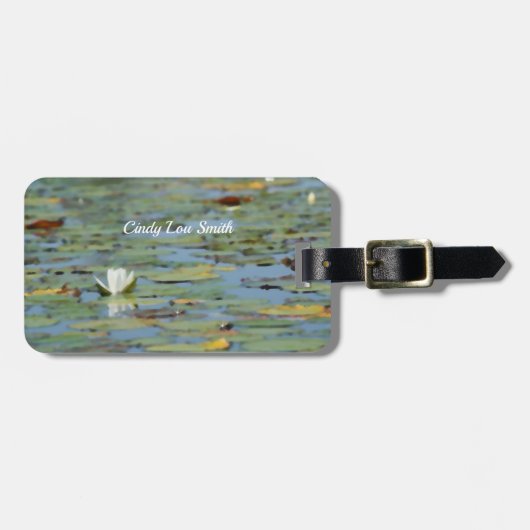 Bagagelabel van de waterlievelmeer Waterverf (Voorkant horizontaal)