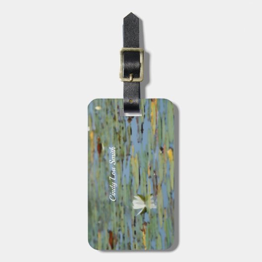 Bagagelabel van de waterlievelmeer Waterverf (Voorkant verticaal)