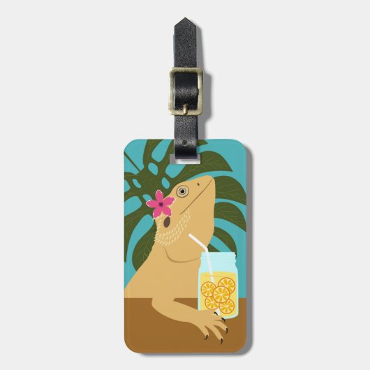 Bagagelabel van Dragon Lizard (Voorkant verticaal)