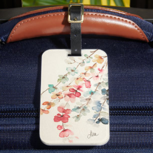 Bagagelabel van Floral Waterfall