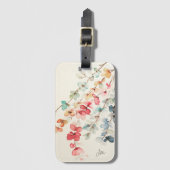 Bagagelabel van Floral Waterfall (Voorkant (verticaal))