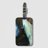 Bagagelabel van geelsteen (Voorkant (verticaal))