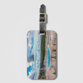 Bagagelabel van geelsteen (Voorkant (verticaal))