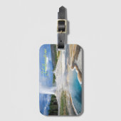 Bagagelabel van geelsteen (Voorkant (verticaal))