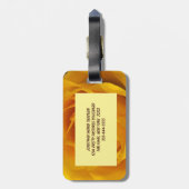 Bagagelabel van Gellow Rose Petals (Achterkant verticaal)
