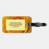 Bagagelabel van Gellow Rose Petals (Achterkant horizontaal)