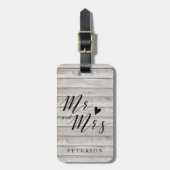 Bagagelabel van gepersonaliseerd hout (Voorkant verticaal)