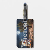 bagagelabel van gier (Achterkant verticaal)