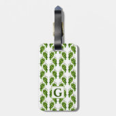 Bagagelabel van groene druiven (Achterkant verticaal)