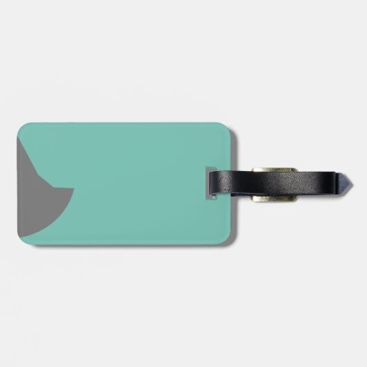 Bagagelabel van haaien (Achterkant horizontaal)