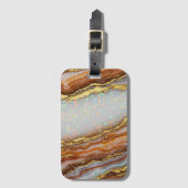 Bagagelabel van hars (Voorkant (verticaal))