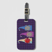 Bagagelabel van het Gnomes Trio (Voorkant (verticaal))