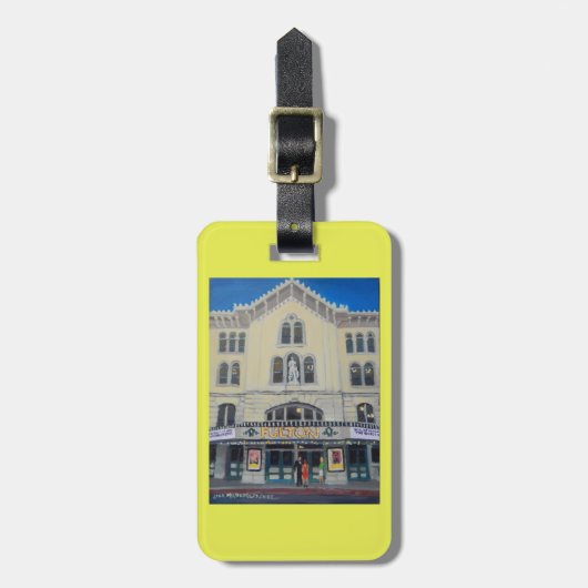 Bagagelabel van het label met paars of sleutelkett (Voorkant verticaal)