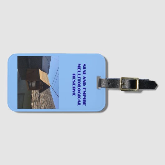 Bagagelabel van het Mellitologisch Reservaat van S (Voorkant (horizontaal))