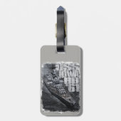 Bagagelabel van het slagschip Iowa (Achterkant verticaal)