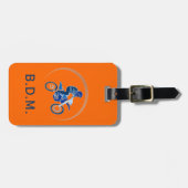 Bagagelabel van het type monogram Dirt Biker Vecto (Voorkant horizontaal)
