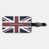  Bagagelabel van het Verenigd Koninkrijk, Britse v (Achterkant horizontaal)