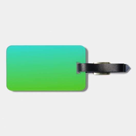 Bagagelabel van het vliegtuig (Achterkant horizontaal)