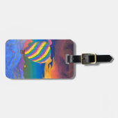 Bagagelabel van heteluchtballon (Voorkant horizontaal)