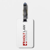 Bagagelabel van Holt Law (Achterkant verticaal)