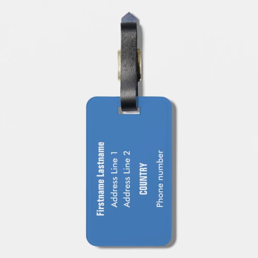 Bagagelabel van Horse Lover (Achterkant verticaal)