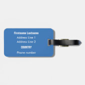 Bagagelabel van Horse Lover (Achterkant horizontaal)