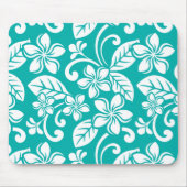 BAGAGELABEL VAN ISLAND PLUMERIA (TURQUOISE) MUISMAT (Voorkant)