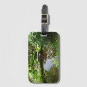 Bagagelabel van Japanse tuin (Voorkant (verticaal))