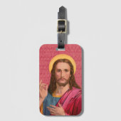 Bagagelabel van Jezus onze Verlosser (Voorkant (verticaal))