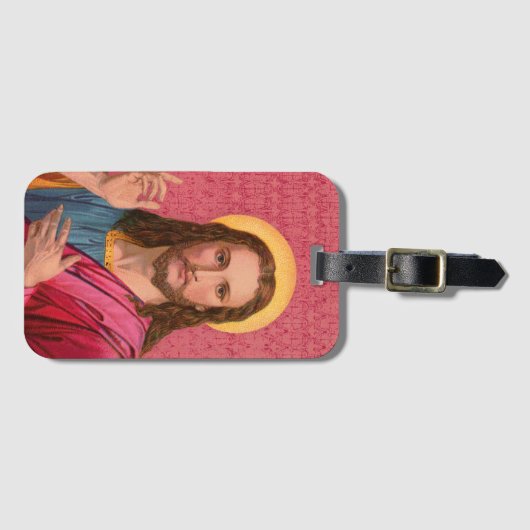 Bagagelabel van Jezus onze Verlosser (Voorkant (horizontaal))