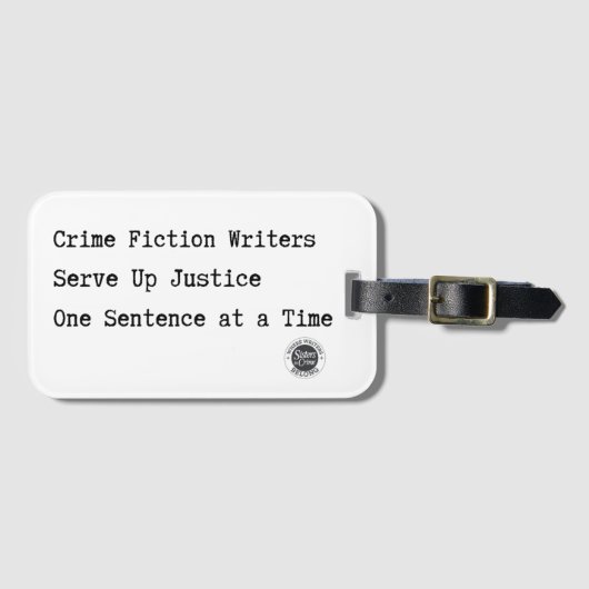 Bagagelabel van Justitie (Voorkant (horizontaal))