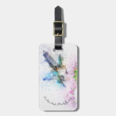 Bagagelabel van kalkoenen (Voorkant verticaal)