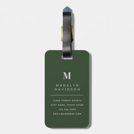 Bagagelabel van kikkers (Achterkant verticaal)