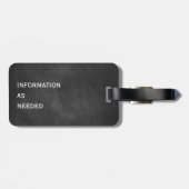 Bagagelabel van Kiss Chalkboard (Achterkant horizontaal)