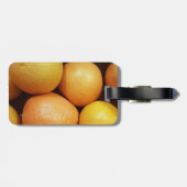 Bagagelabel van kleurrijke vruchten (Achterkant horizontaal)