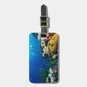 Bagagelabel van koraal Zee (Voorkant verticaal)