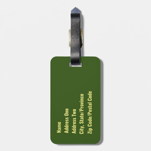 Bagagelabel van liefdeskikkers (Achterkant verticaal)